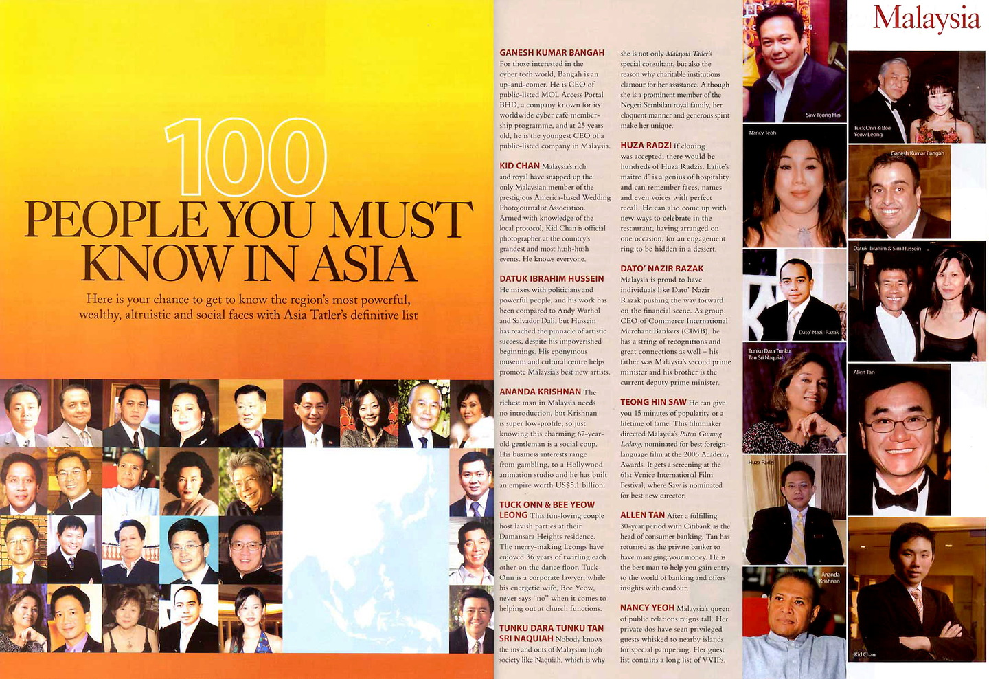 Asian Tatler: 100 People You Must Know in Asia